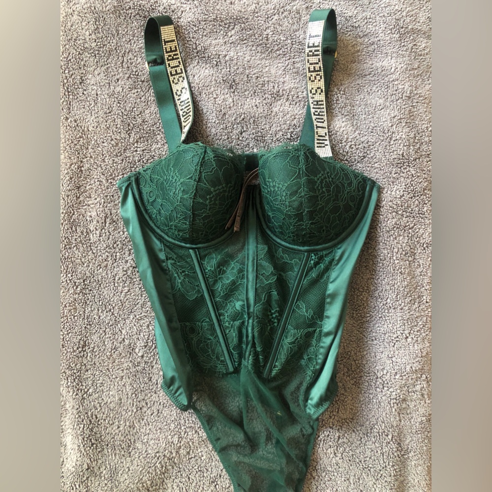 Victoria secret teddy lingerie bodysuit